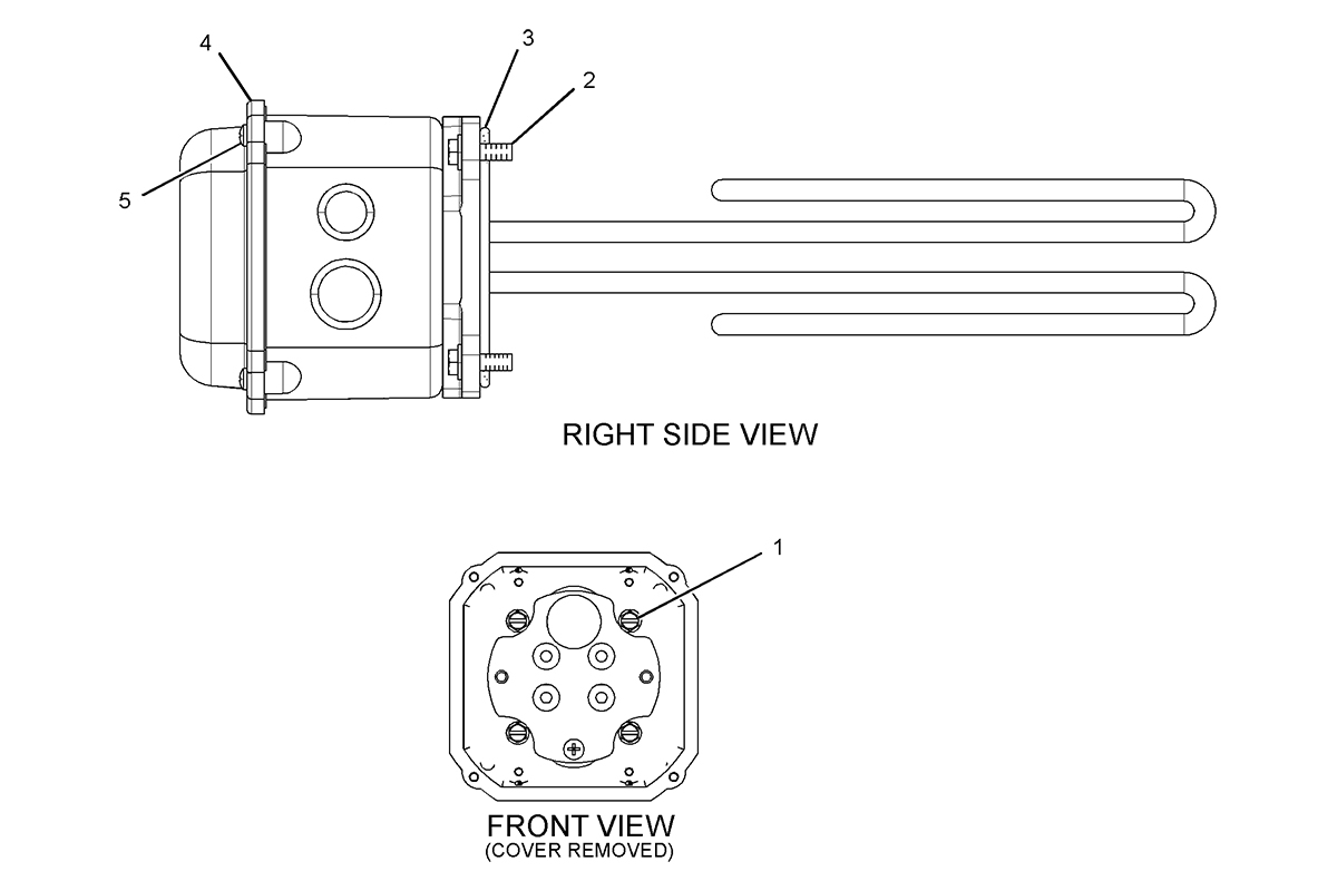CATERPILLAR ELEMENT GP-JACKET WATER HEATER