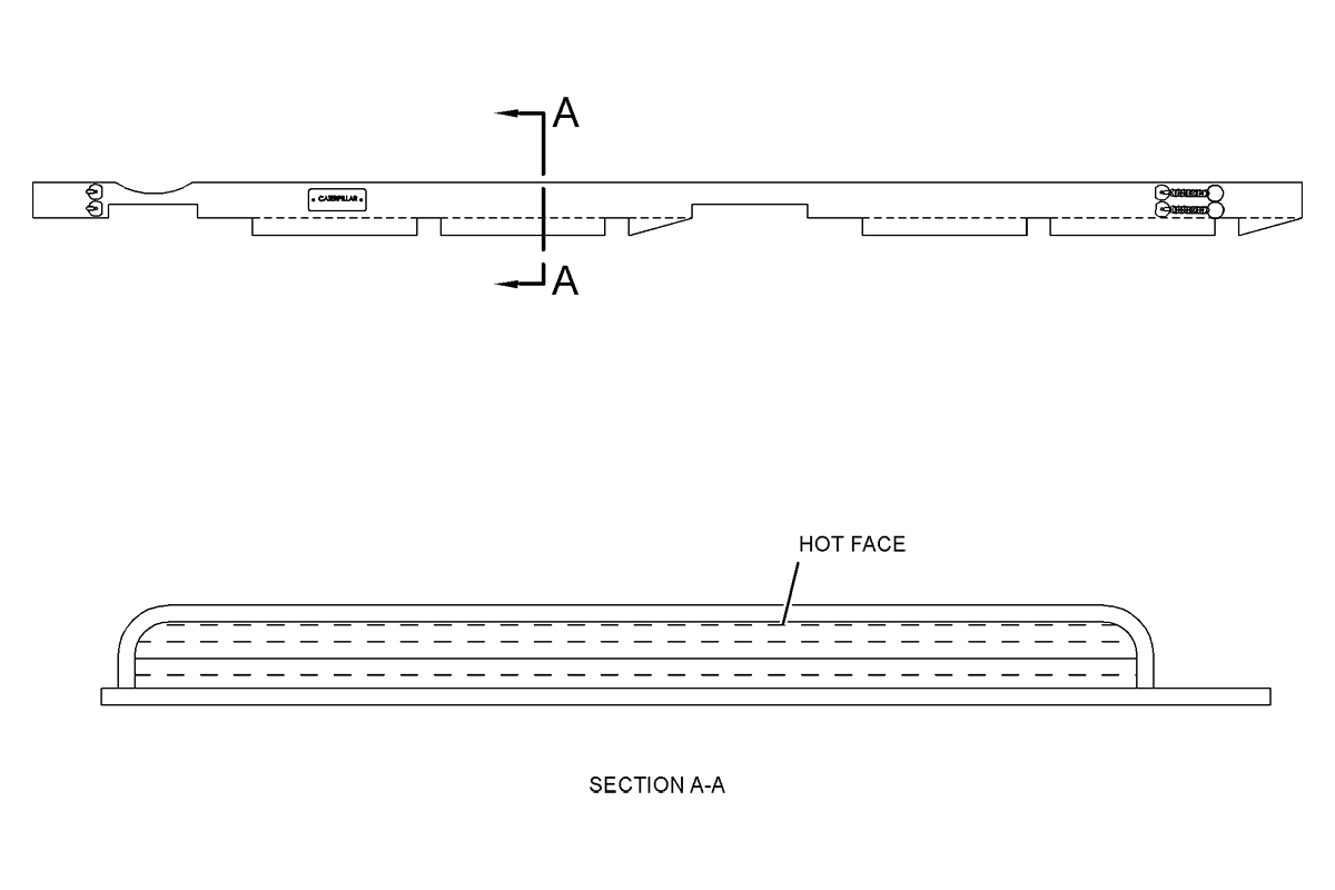 CATERPILLAR SHIELD AS-HEAT