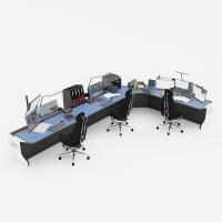 Г-образный диспетчерский стол для трех операторов (угол 15 º) TS-RDM-PG58-KBT