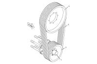 Catelpillar PULLEY GP-FAN DRIVE