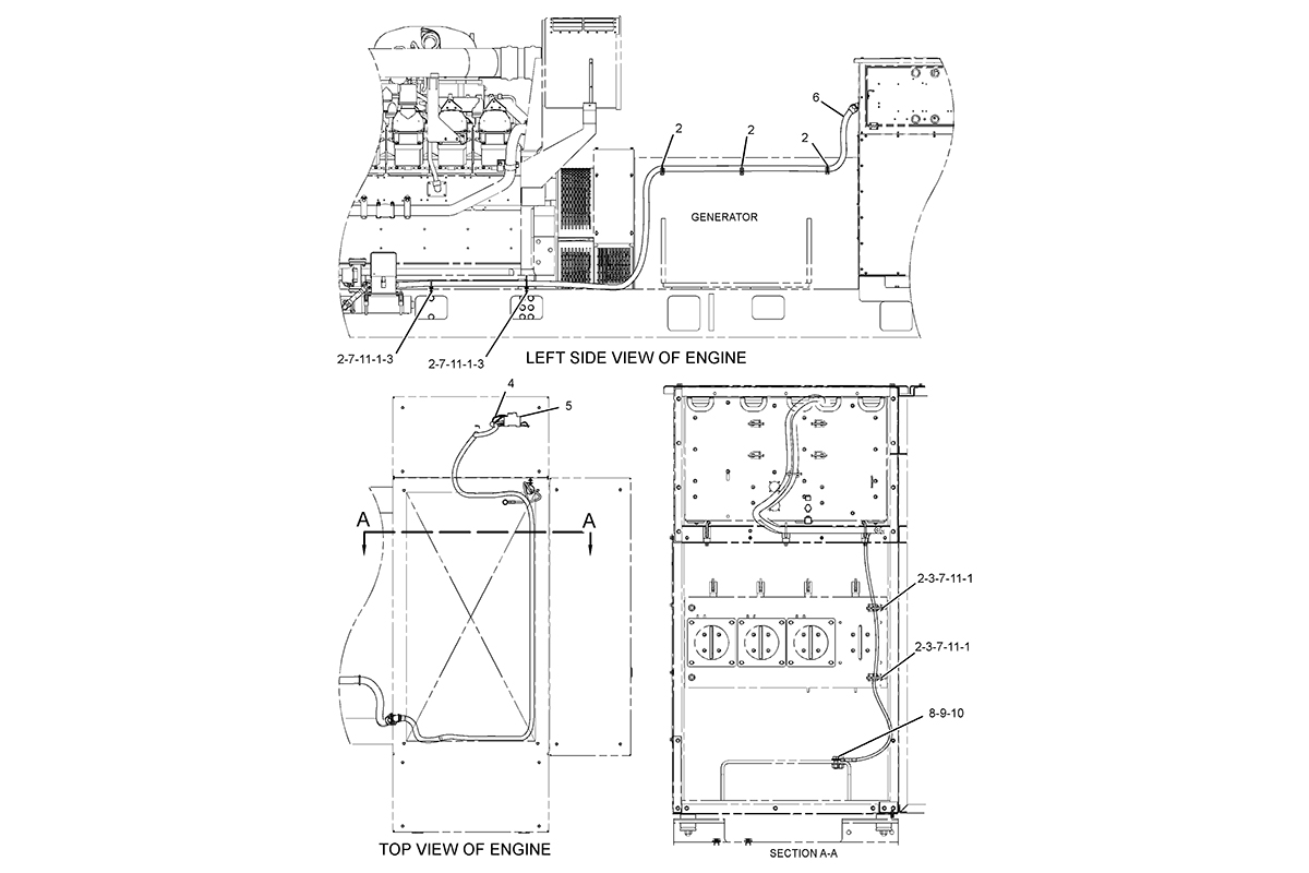 CATERPILLAR WIRING GP-JACKET WATER HEATER