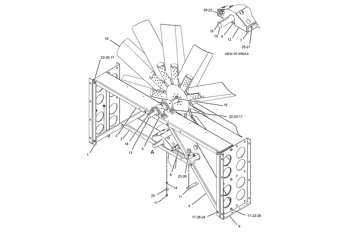 CATERPILLAR SUPPORT GP-FAN DRIVE