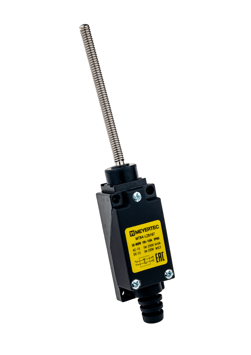 Выключатель концевой, IP65, пружинный на отклонение MTB4-LZ8167