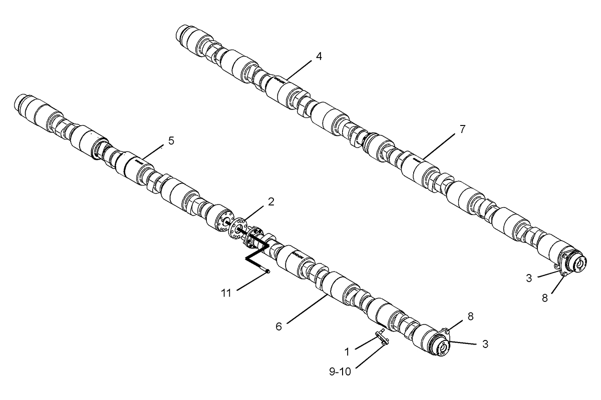 CATERPILLAR CAMSHAFT GP