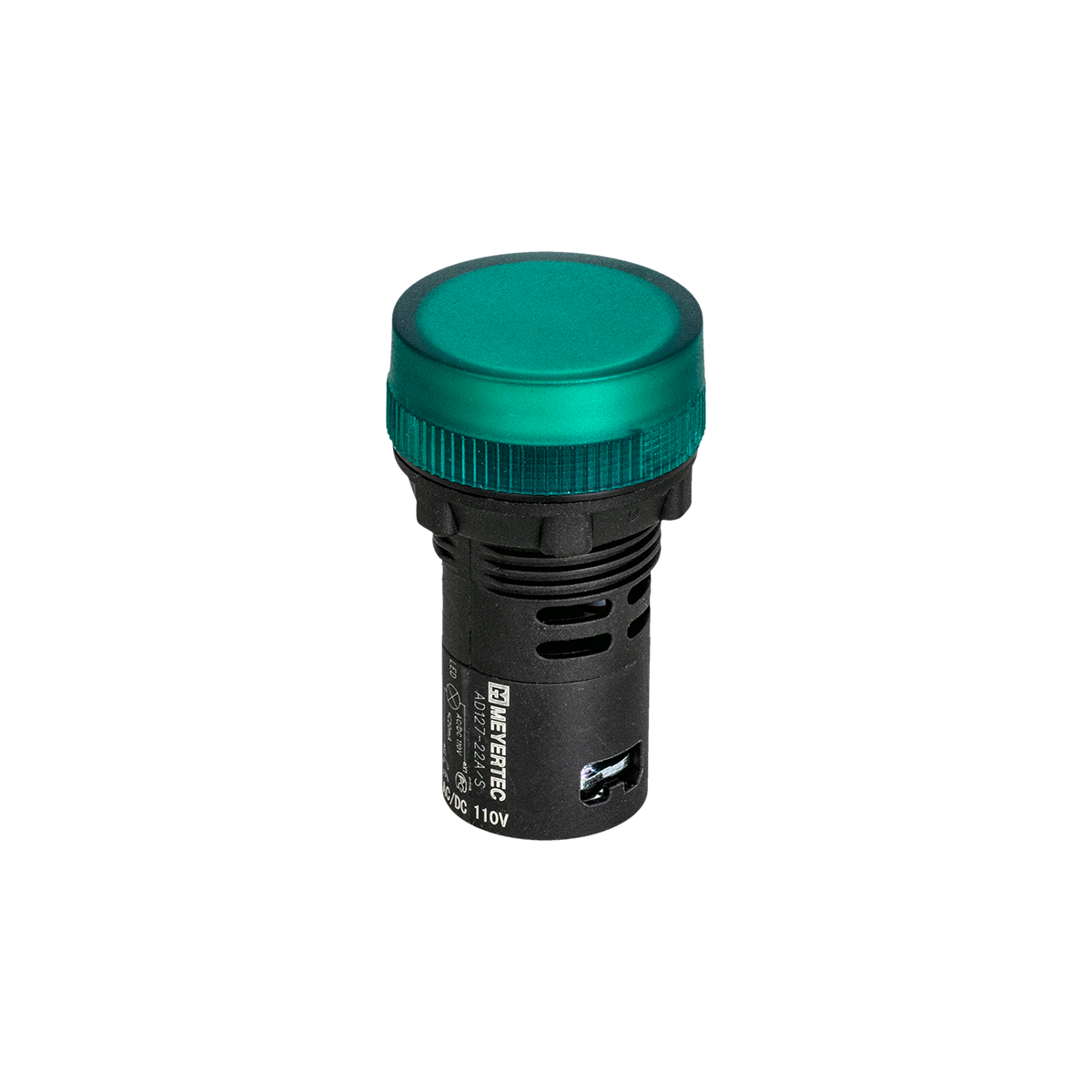 Сигнальная LED лампа, зеленый, 110V AC/DC IP65 MT22-SA23