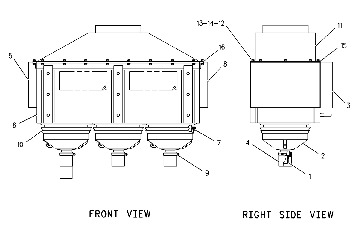 CATERPILLAR PRECLEANER GP