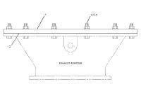 Catelpillar FLANGE GP-EXHAUST