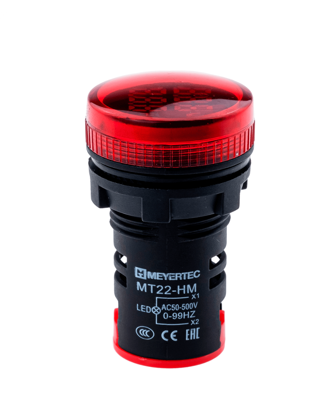 Индикатор напряжения и частоты, красный MT22-HM4