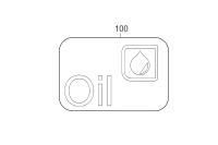 PLACARD TO OIL FILT.HOUSING