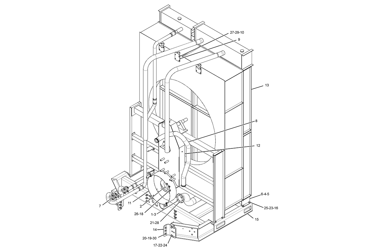 CATERPILLAR RADIATOR & FAN GP