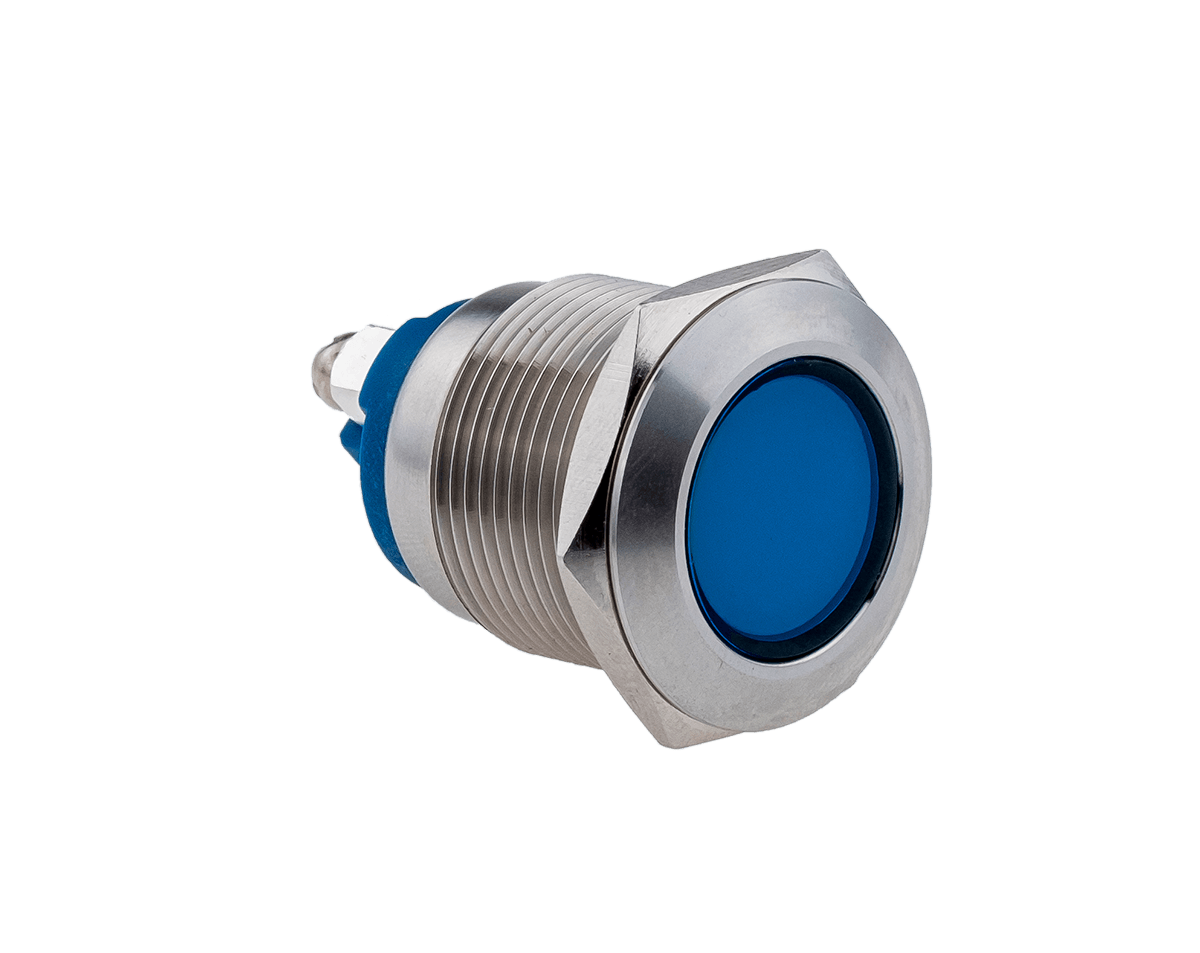 Сигнальная лампа синяя, 24В AC/DC, IP67 MT67-LED24B