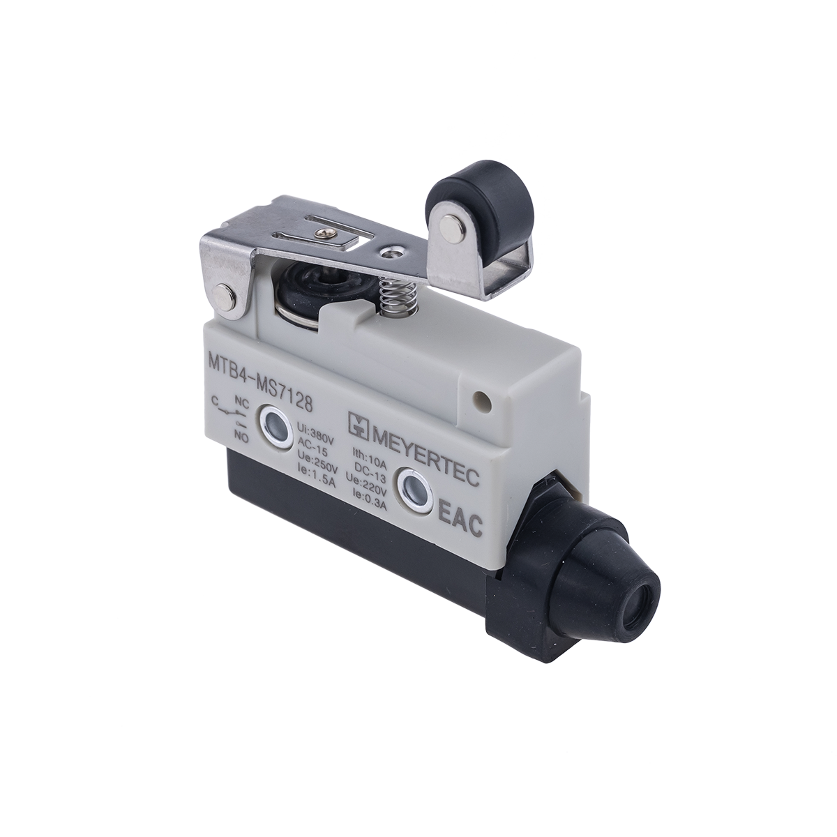 Выключатель концевой, IP54, рычаг с роликом укороченный MTB4-MS7128