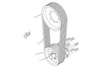 Catelpillar PULLEY GP-FAN DRIVE