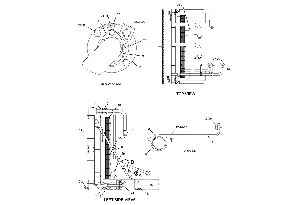 CATERPILLAR RADIATOR & FAN GP