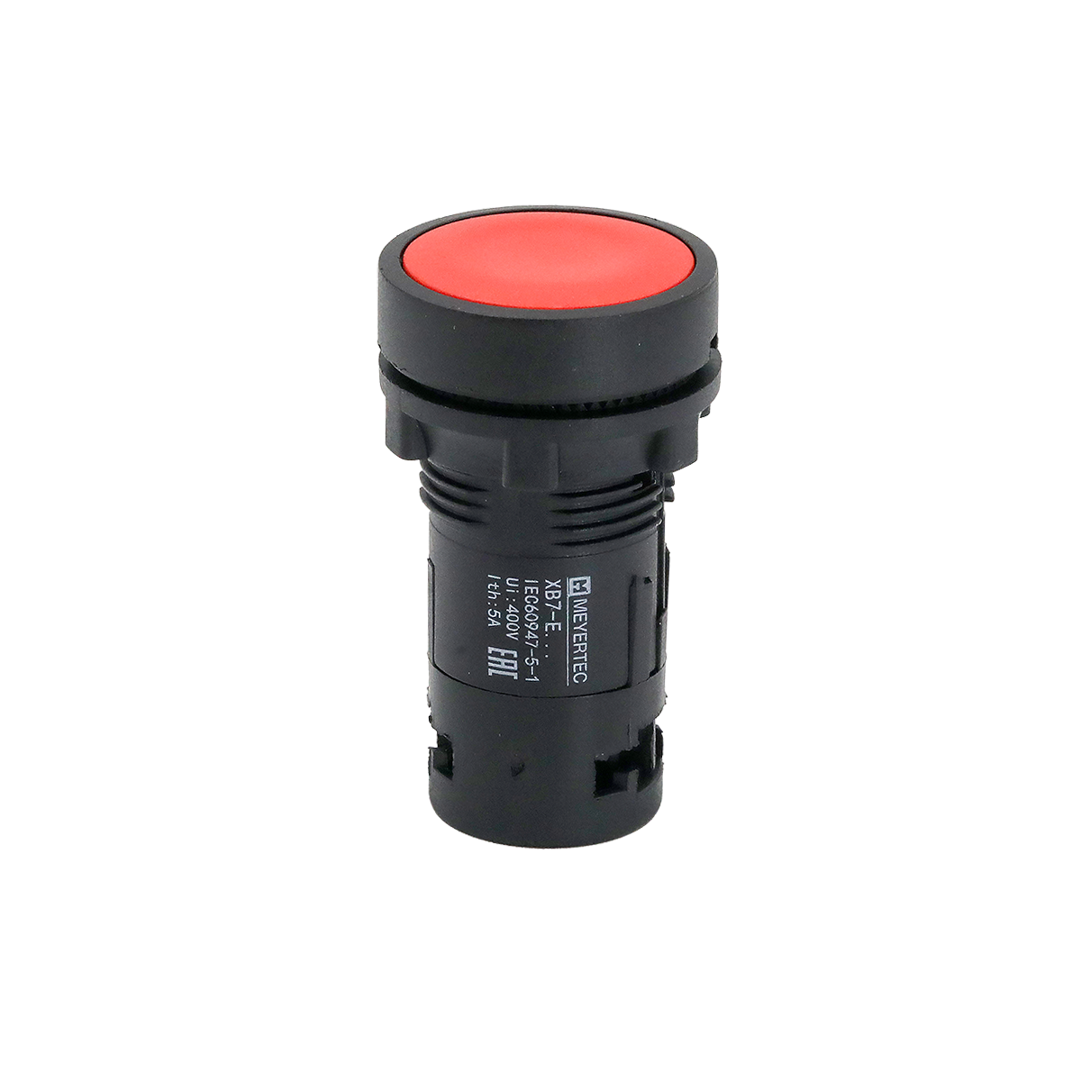 Кнопка плоская красная, 1NС, IP54, пластик MTB7-EA42