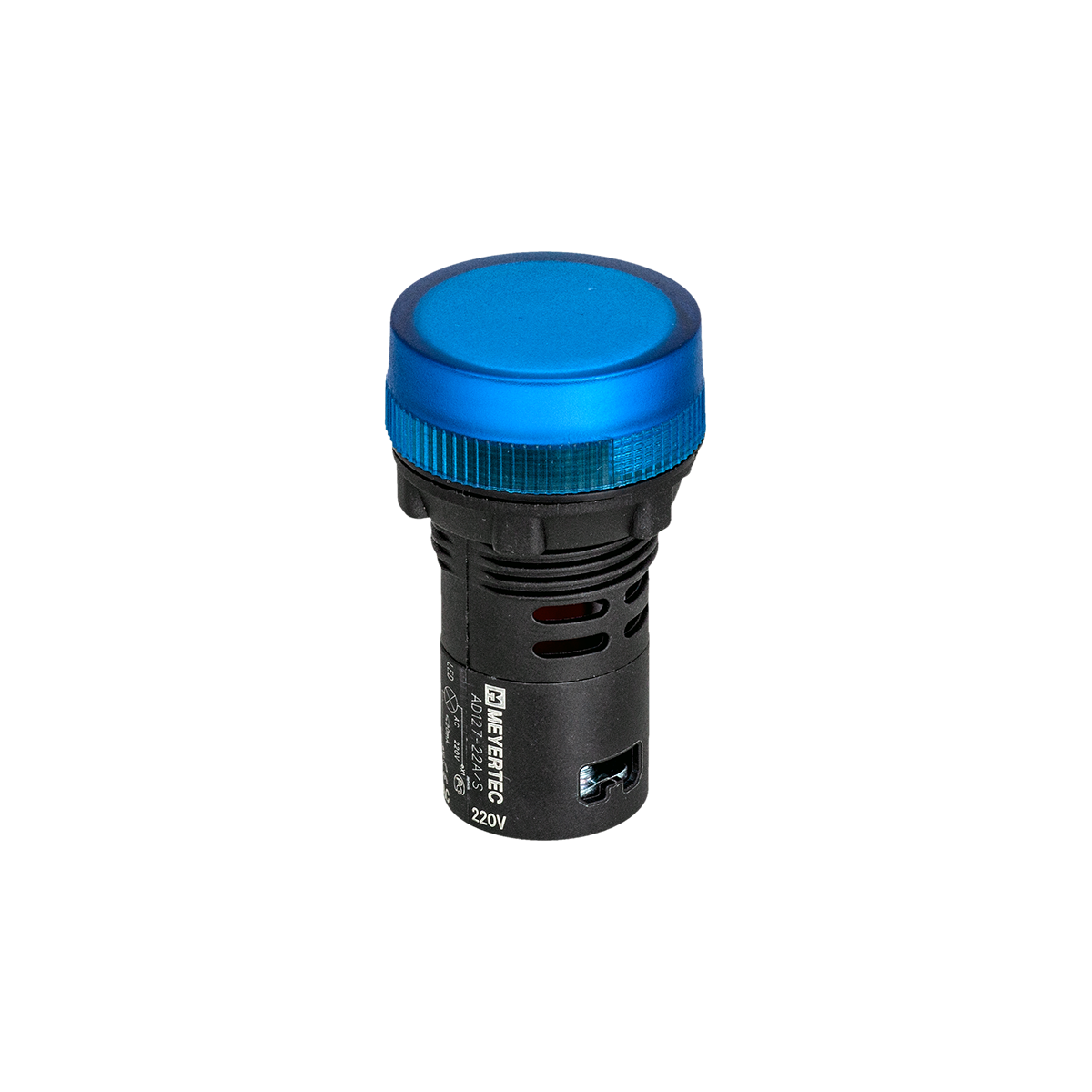 Сигнальная LED лампа, синий, 220V AC IP65 MT22-SA66