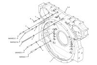 Catelpillar HOUSING GP-FLYWHEEL