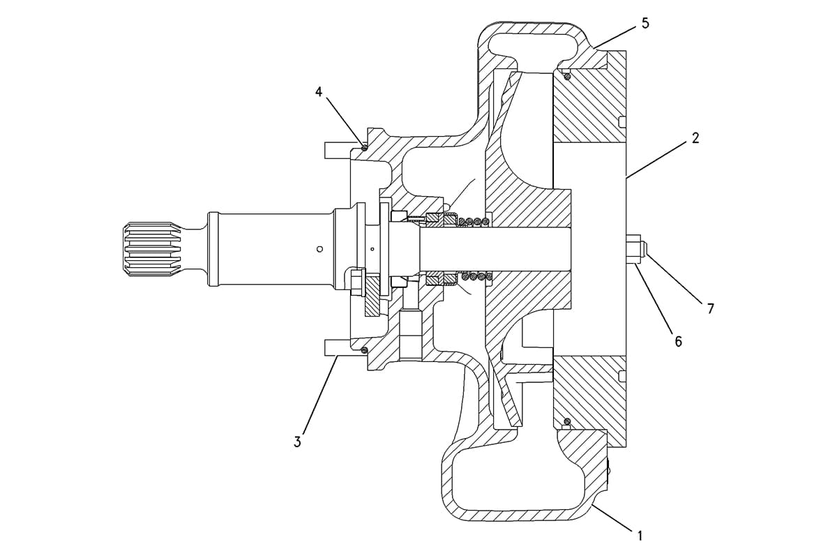 CATERPILLAR PUMP GP-WATER