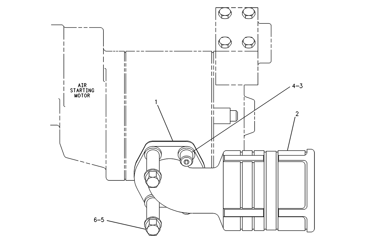 CATERPILLAR SILENCER GP-AIR STARTING