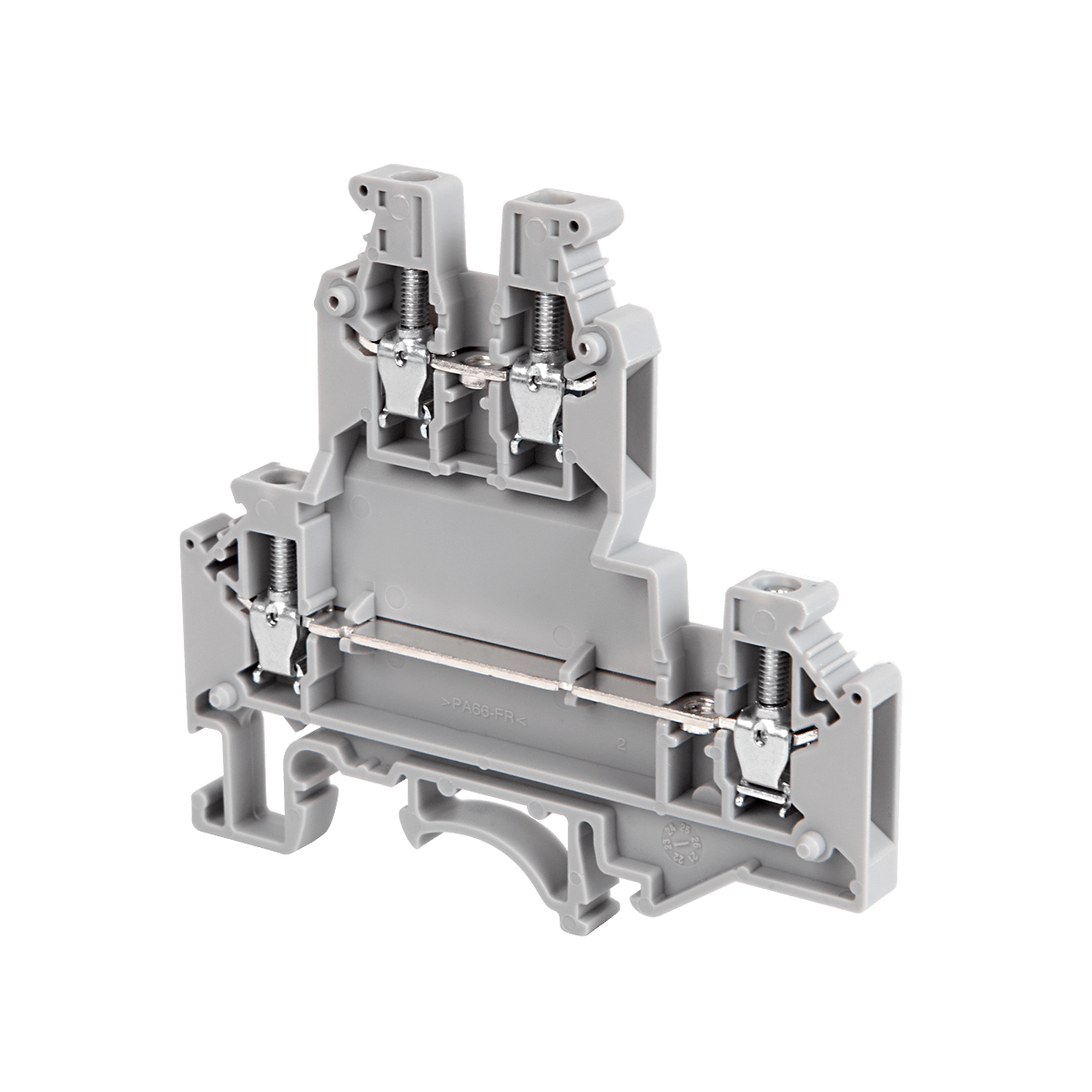 Клемма винтовая двухуровневая удлиненная, 2.5 мм² MTU-D2.5L