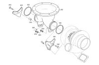 RETAINER FOR EXHAUST Y-PIPE