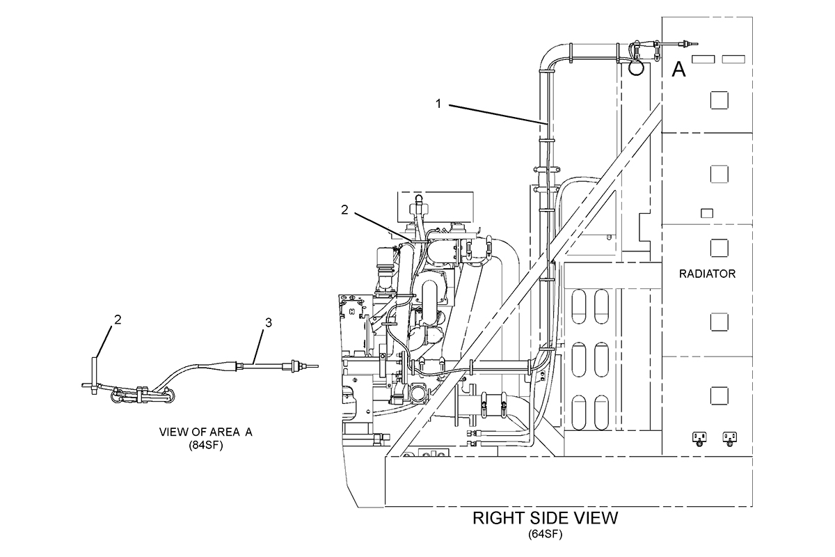 CATERPILLAR SENSOR & MTG GP-RADIATOR