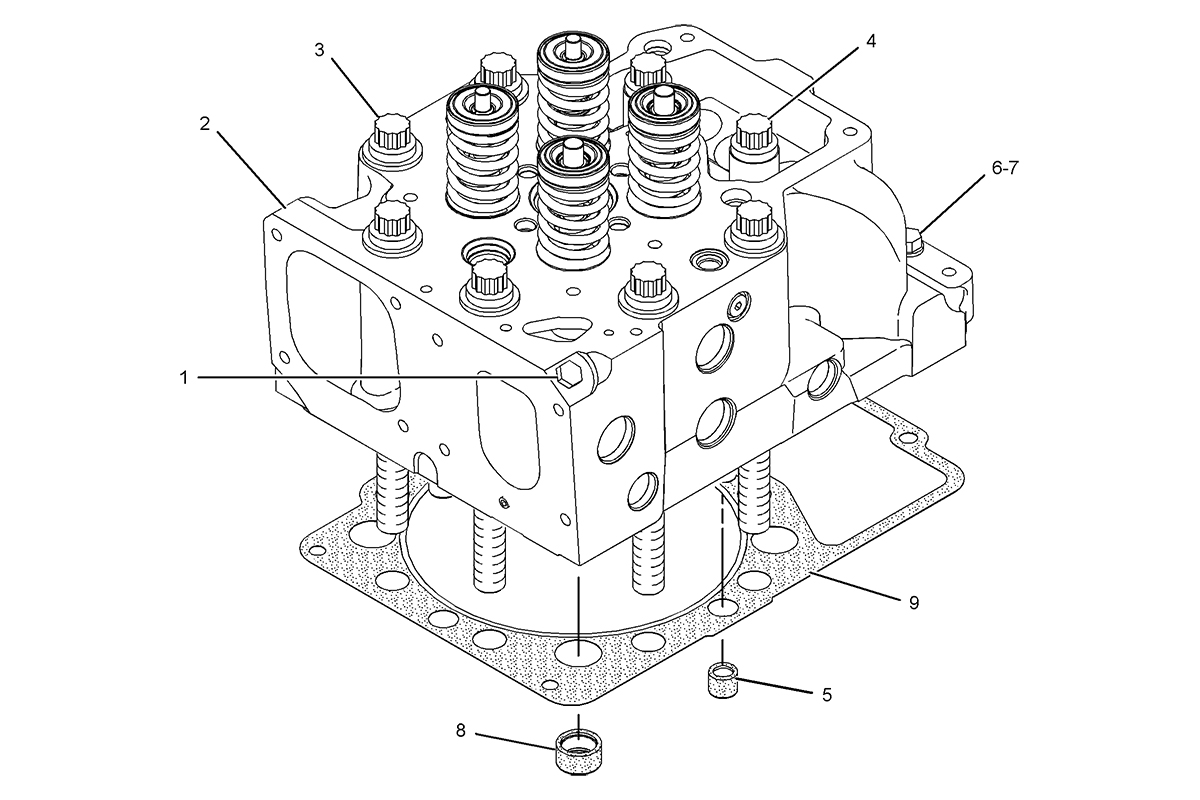 CATERPILLAR CYLINDER HEAD GP