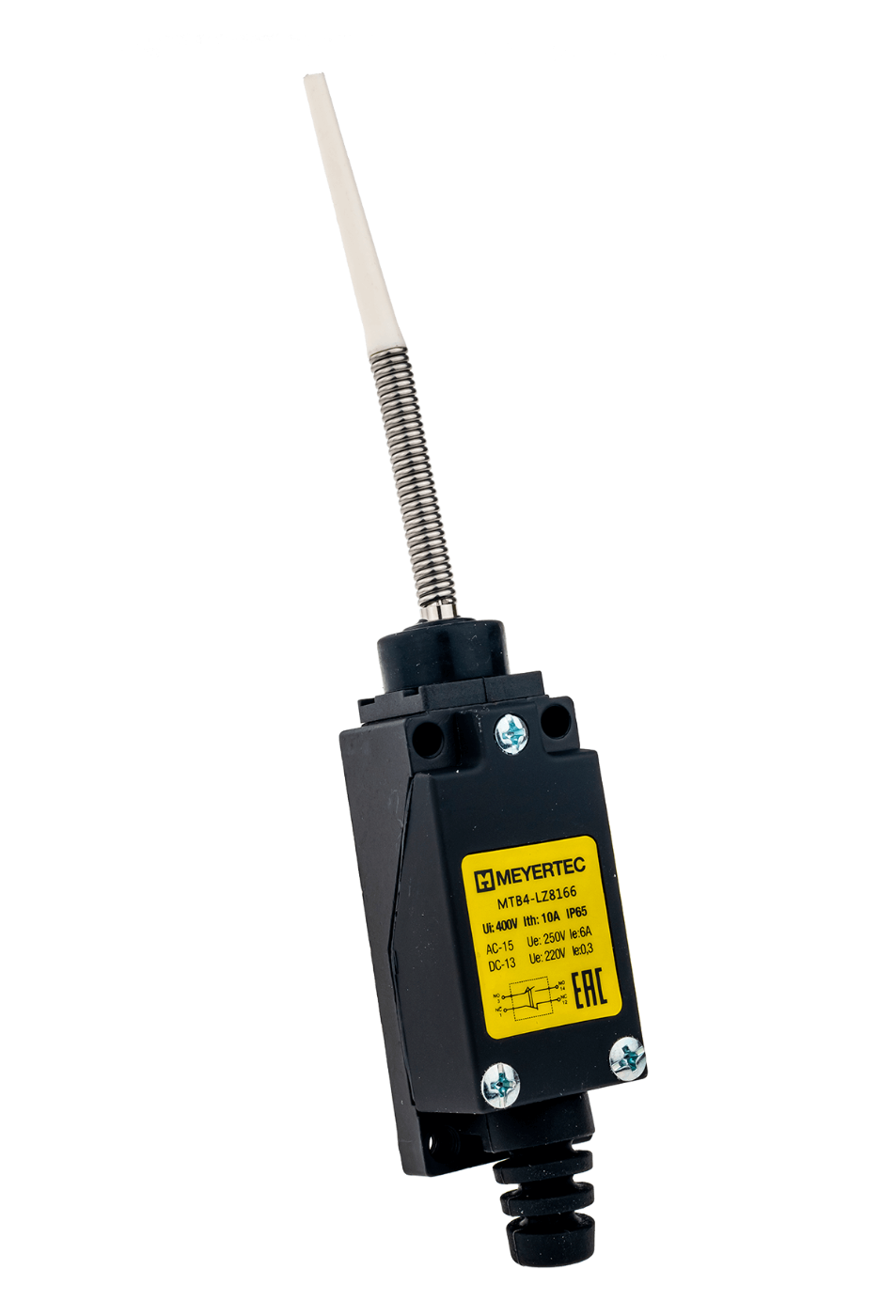 Выключатель концевой, IP65, пружинный с диэлектриком MTB4-LZ8166