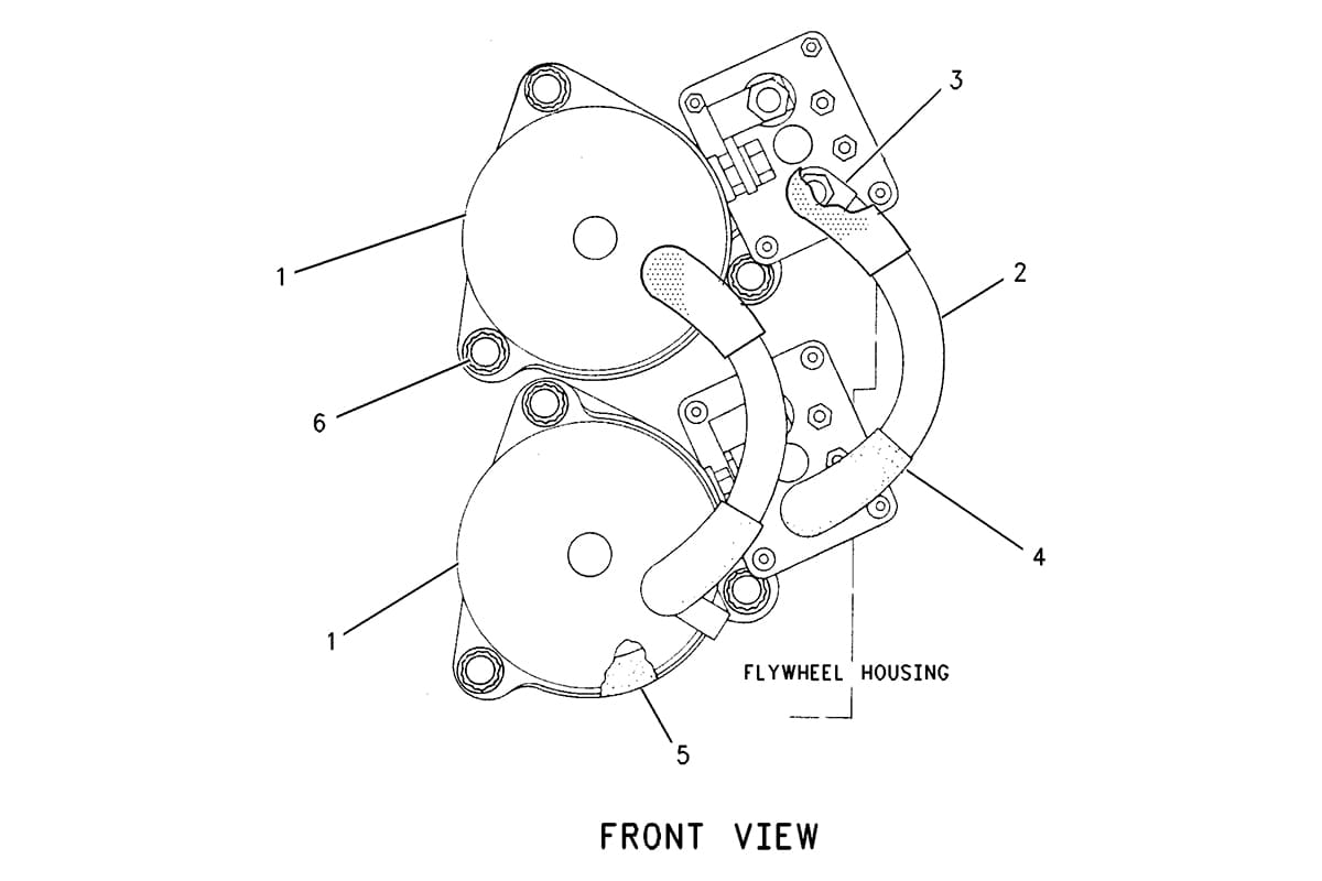 CATERPILLAR STARTING MOTOR GP-ELECTRIC –DUAL