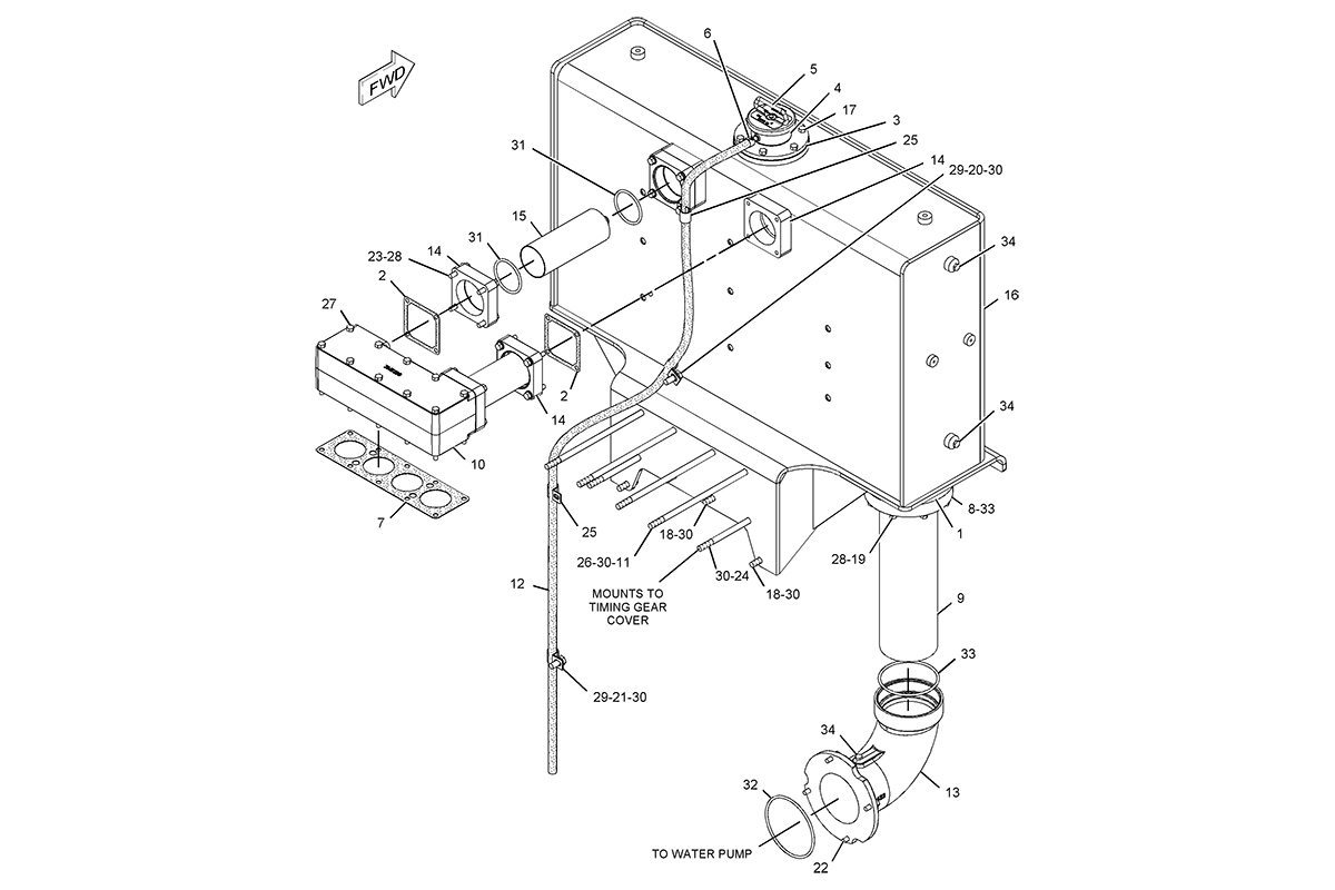 CATERPILLAR TANK GP-EXPANSION