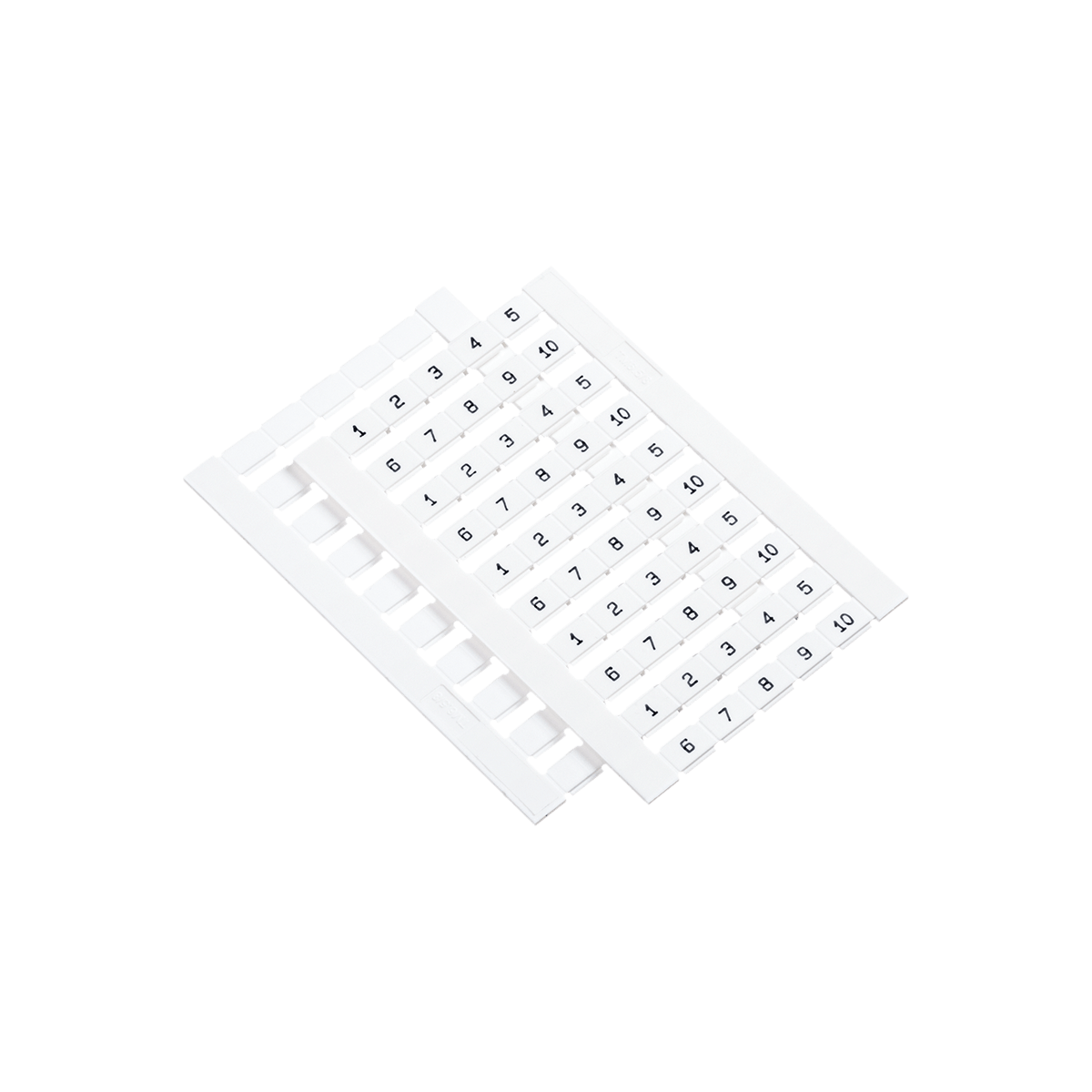 Маркировка пружинных клемм 6, 10, 16 мм²,  11-20 (уп. 100 шт.) MTS-6M1120