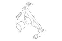 THRUST MEMBER FOR ROCKER ARM