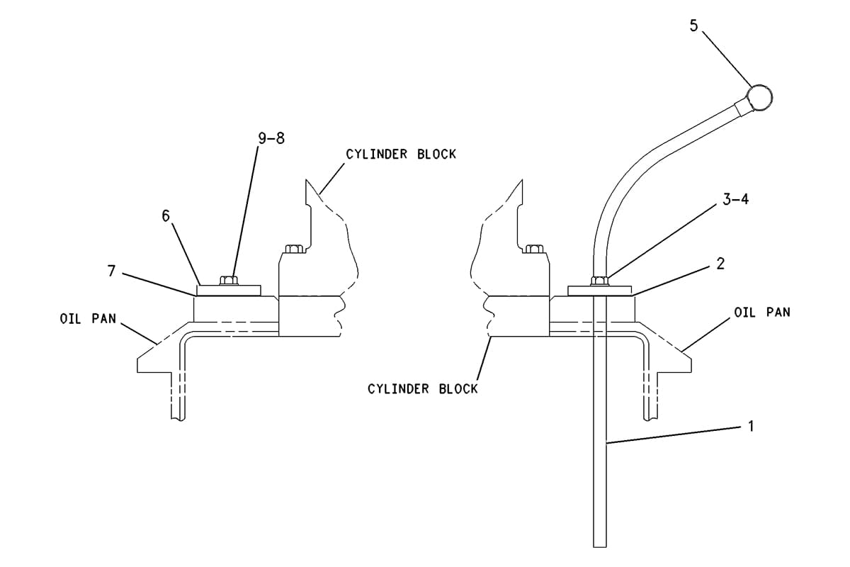 CATERPILLAR GAUGE GP-OIL LEVEL (DIPSTICK)