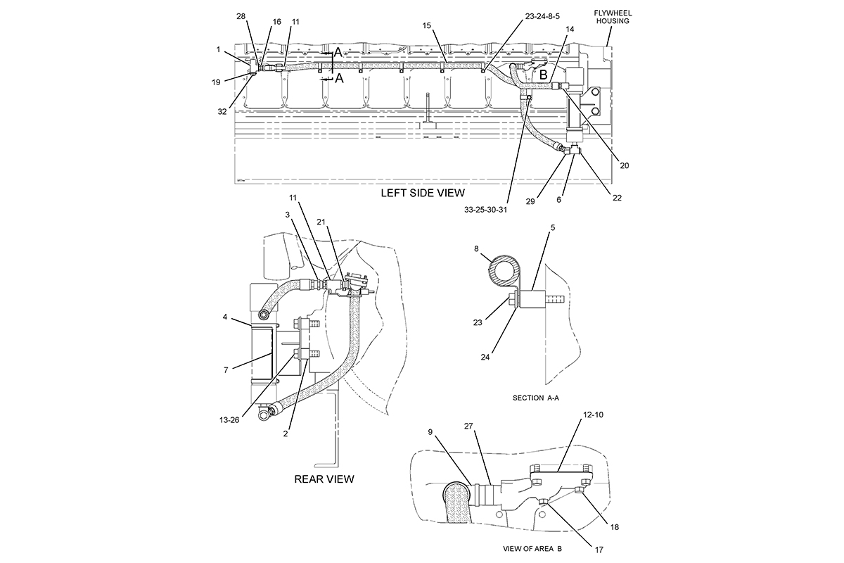 CATERPILLAR MOUNTING GP-JACKET WTR HEATER –LH