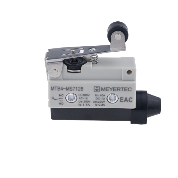 Выключатель концевой, IP54, рычаг с роликом укороченный MTB4-MS7128