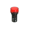 Сигнальная LED лампа, красный, 220V AC IP65 MT22-SA64