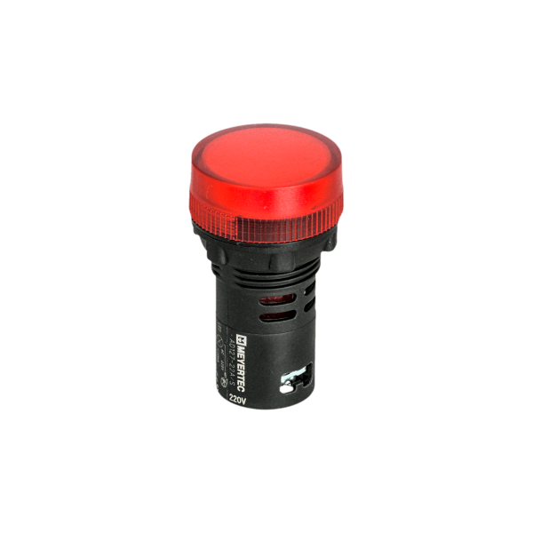 Сигнальная LED лампа, красный, 220V AC IP65 MT22-SA64