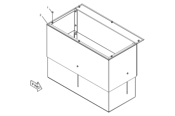 CATERPILLAR COVER GP-EXTENSION BOX –SIDE SHROUD