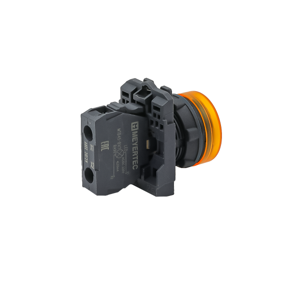 Лампа сигнальная желтая, 220V AС/DC, IP65, пластик MTB5-AV753