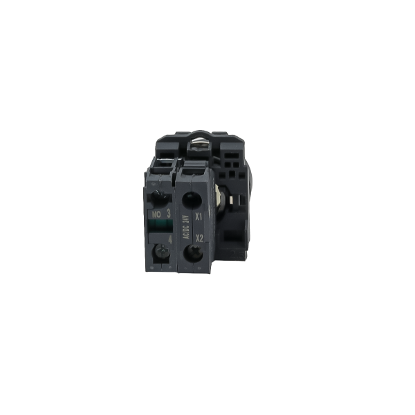 Кнопка белая с подсветкой, 1NO, 24V AC/DC, IP65, пластик MTB5-AW31711