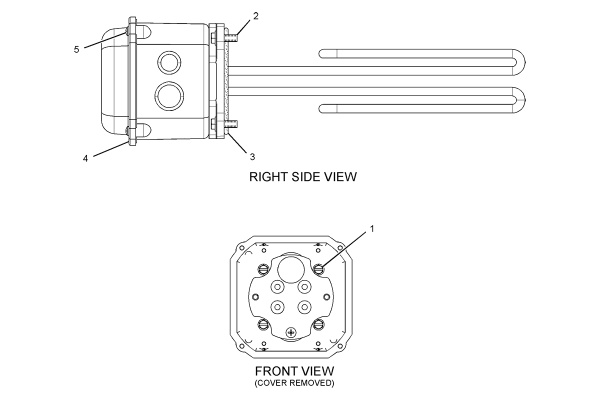 CATERPILLAR ELEMENT GP-JACKET WATER HEATER