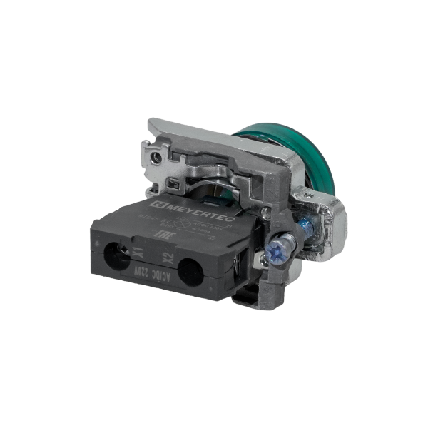 Лампа сигнальная зеленая, 220V AС/DC, IP65, металл MTB4-BV733