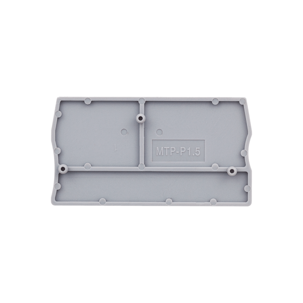 Заглушка для одноуровневых клемм push-in, 1.5 мм², серая (уп. 20 шт.) MTP-P1.5