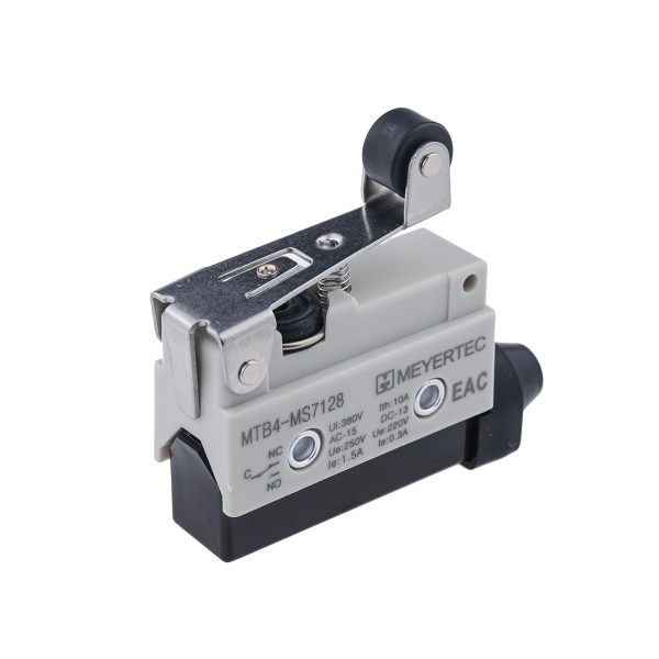 Выключатель концевой, IP54, рычаг с роликом укороченный MTB4-MS7128