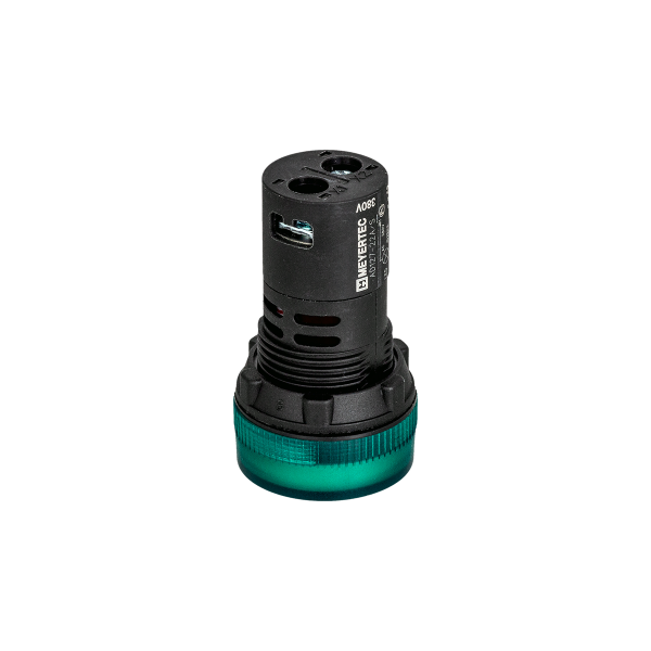 Сигнальная LED лампа, зеленый, 380V AC IP65 MT22-SA73