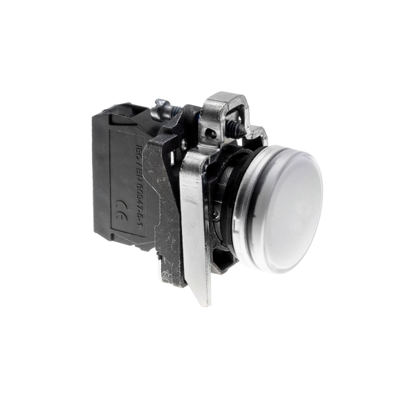 Лампа сигнальная белая, 24V AС/DC, IP65, металл MTB4-BV711