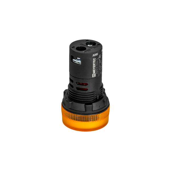 Сигнальная LED лампа, желтый, 380V AC IP65 MT22-SA75
