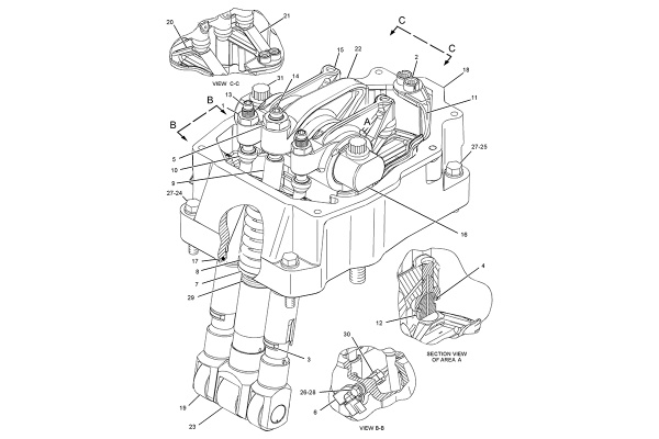 CATERPILLAR VALVE MECHANISM GP