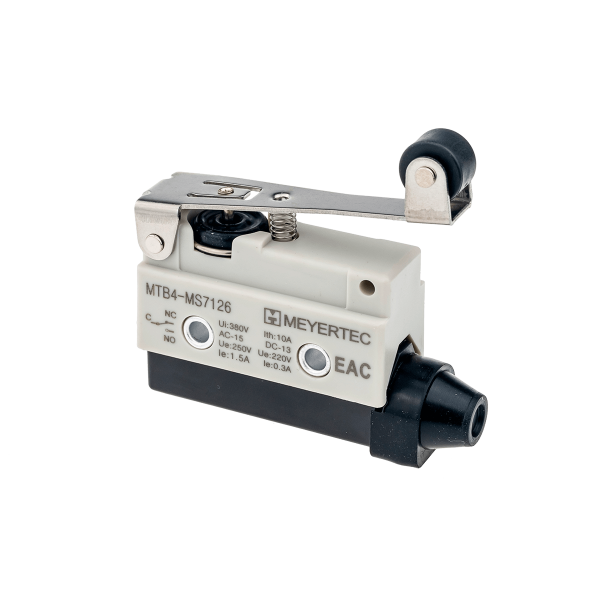 Выключатель концевой, IP54, рычаг с роликом MTB4-MS7126
