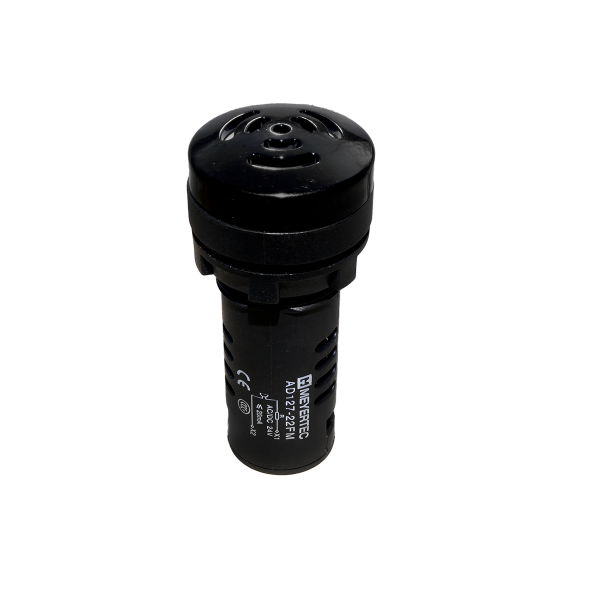 Зуммер без подсветки, 80дБ, черный, 24V AС/DC, IP65, пластик MT22-FM24E